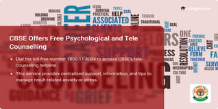 CBSE Offers Free Psychological and Tele Counselling for Students and Parents